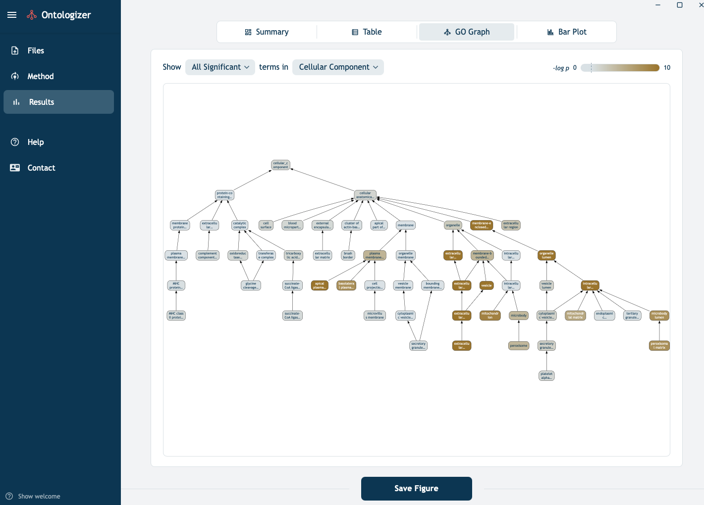 Ontologizer files interface